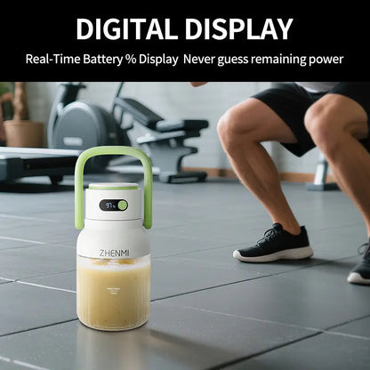 Cordless Blender 33oz BPA-Free for Smoothies & Ice