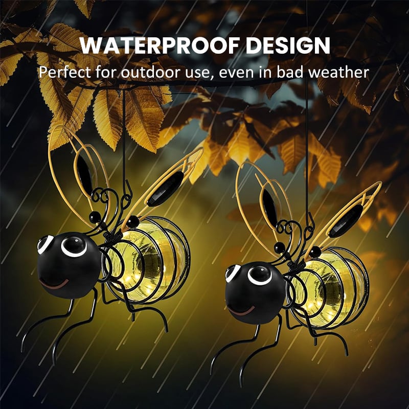 🔥Outdoor Hanging Solar Bee Light