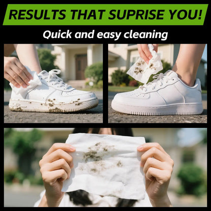 4-in-1 Premium Shoe Cleaning Kit | Foam Cleaner, Brush, Microfiber Towel & Stain Wipes for Sneakers, Leather, Canvas & Suede