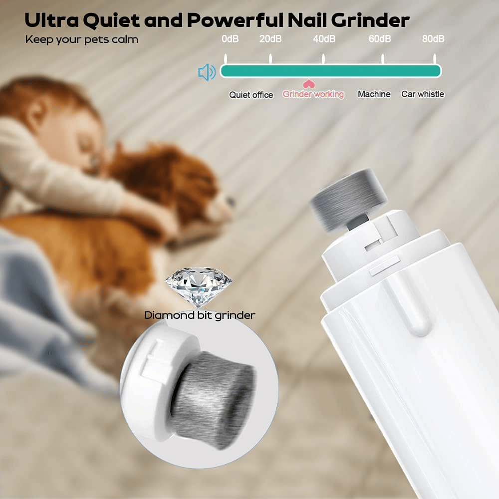 2 IN 1 Pet Nail Clipper, with LED Light for Pet with the light Nails,Precise Cat & Dog Nail Trimmer For Safe
