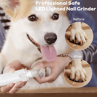 2 IN 1 Pet Nail Clipper, with LED Light for Pet with the light Nails,Precise Cat & Dog Nail Trimmer For Safe