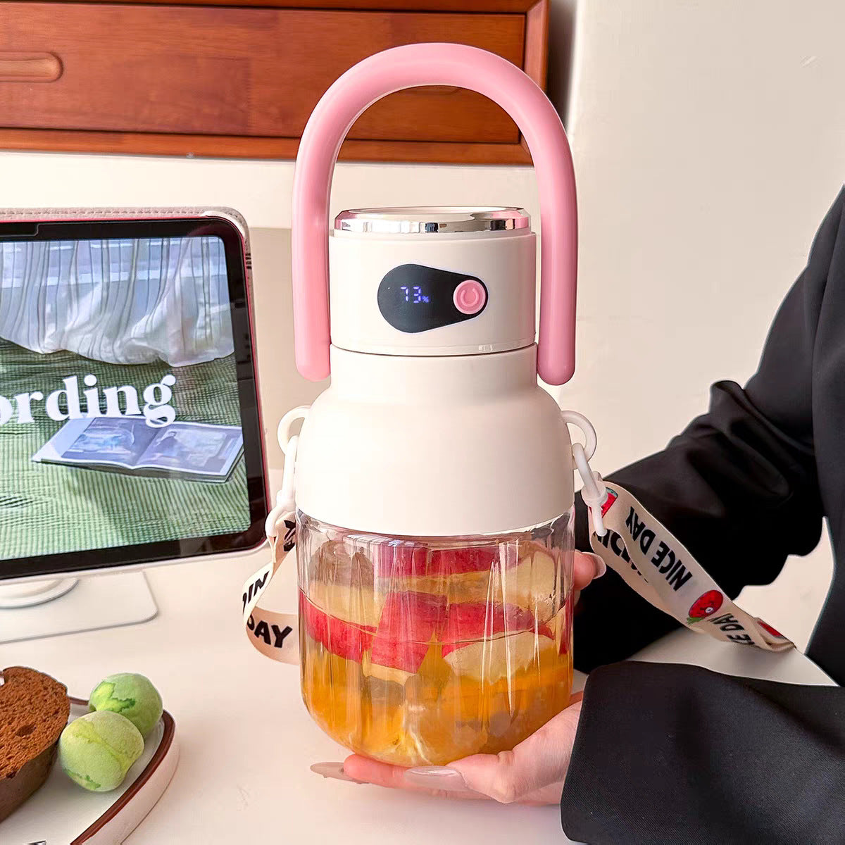 Cordless Blender 33oz BPA-Free for Smoothies & Ice