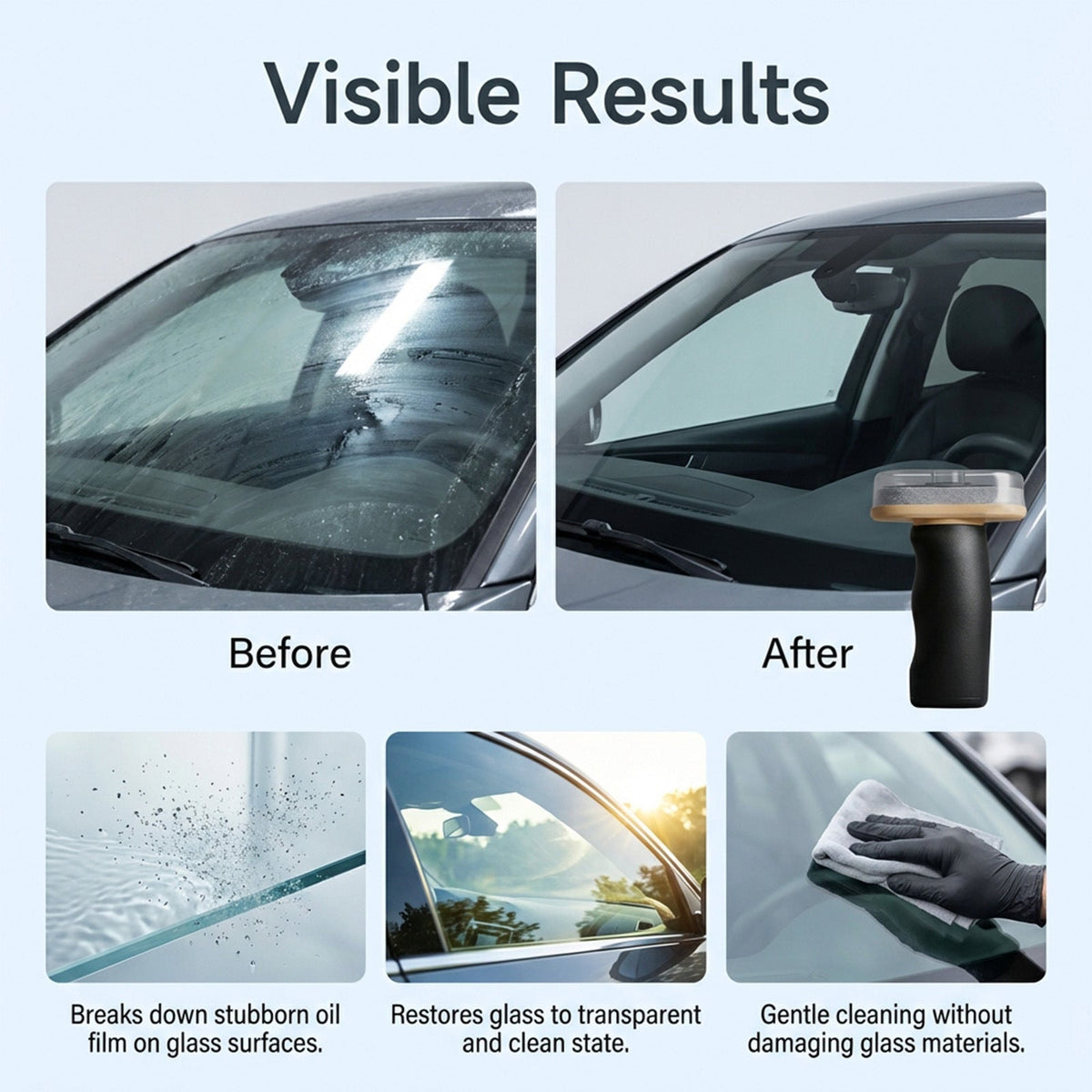 🔥LAST DAY 48% OFF - Glass Oil Film Cleaner