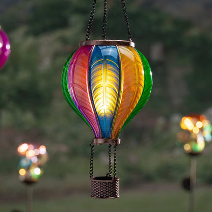 🎁 Free Shipping 🔥Solar Hanging Rainbow Balloon Lantern